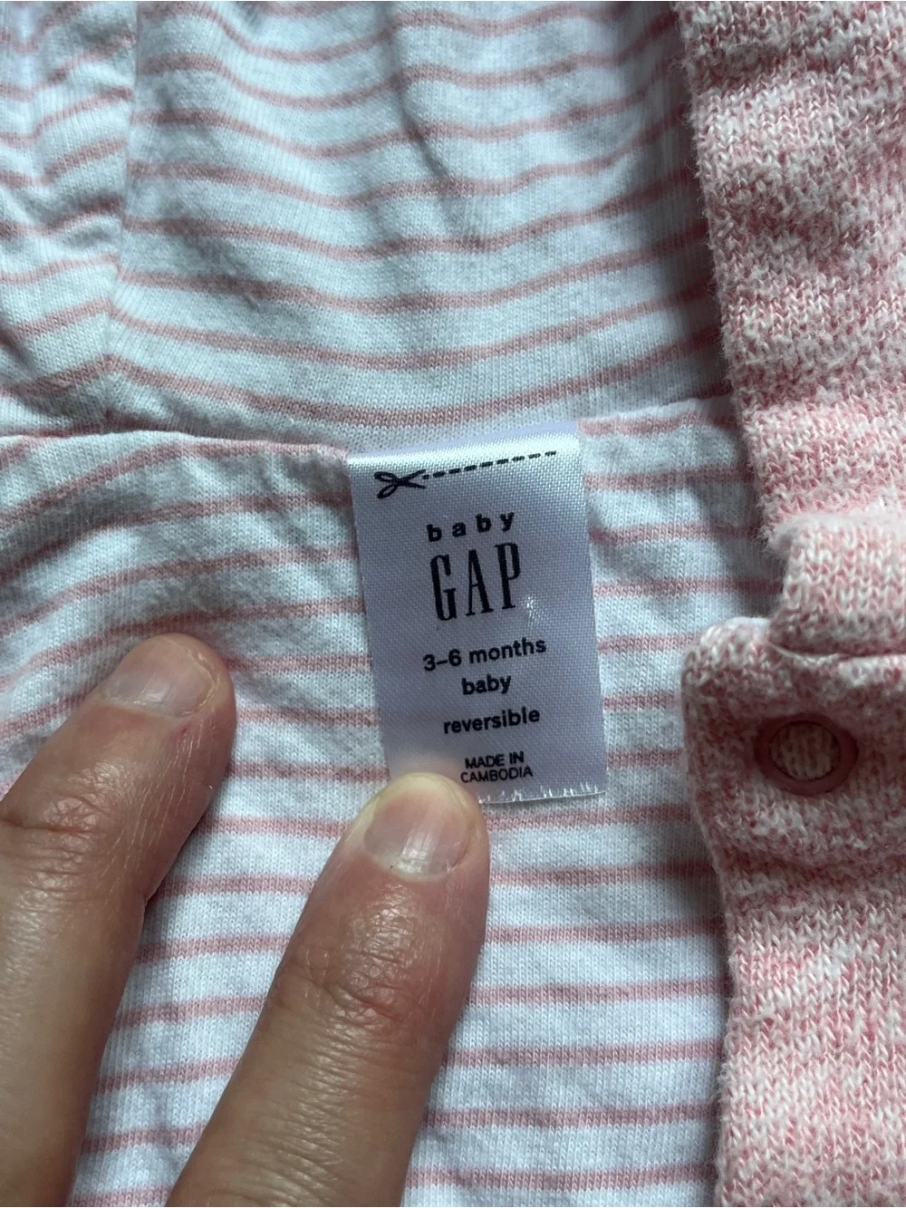 GAP Pink Hooded Baby Matching Set